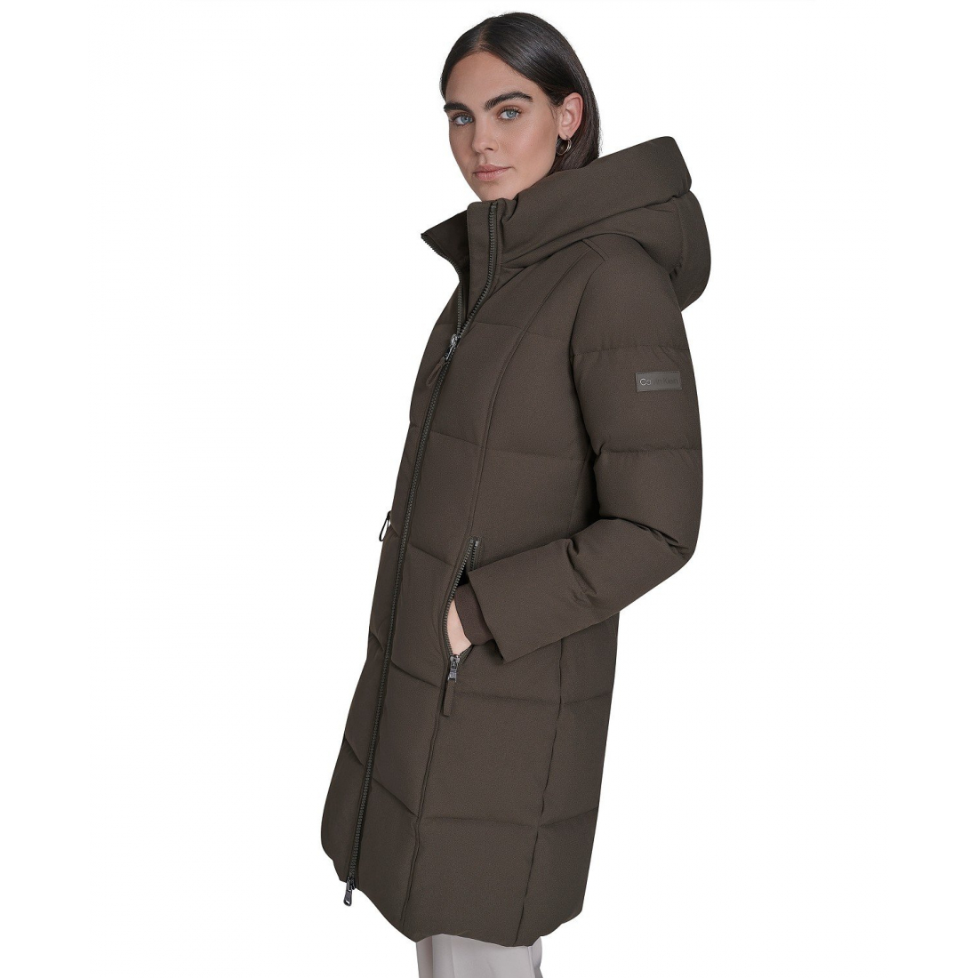 Manteau matelassé 'Stand Collar Hooded' pour Femmes