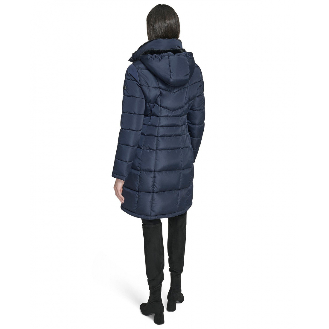 Manteau matelassé 'Hooded Stand Collar' pour Femmes