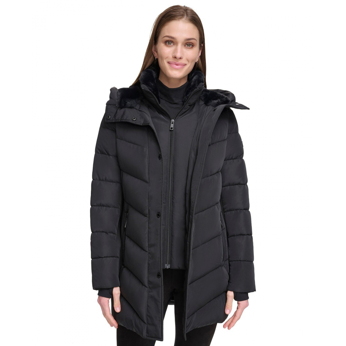Manteau matelassé 'Hooded' pour Femmes