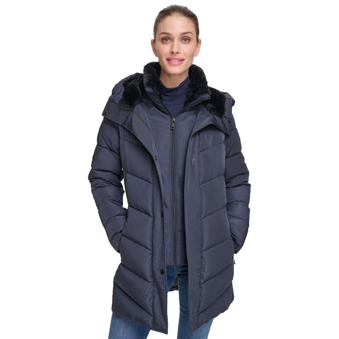 Manteau matelassé 'Hooded' pour Femmes