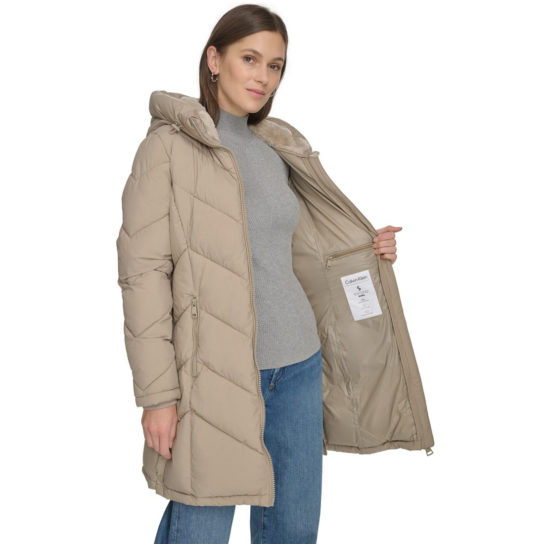 Manteau matelassé 'Hooded' pour Femmes