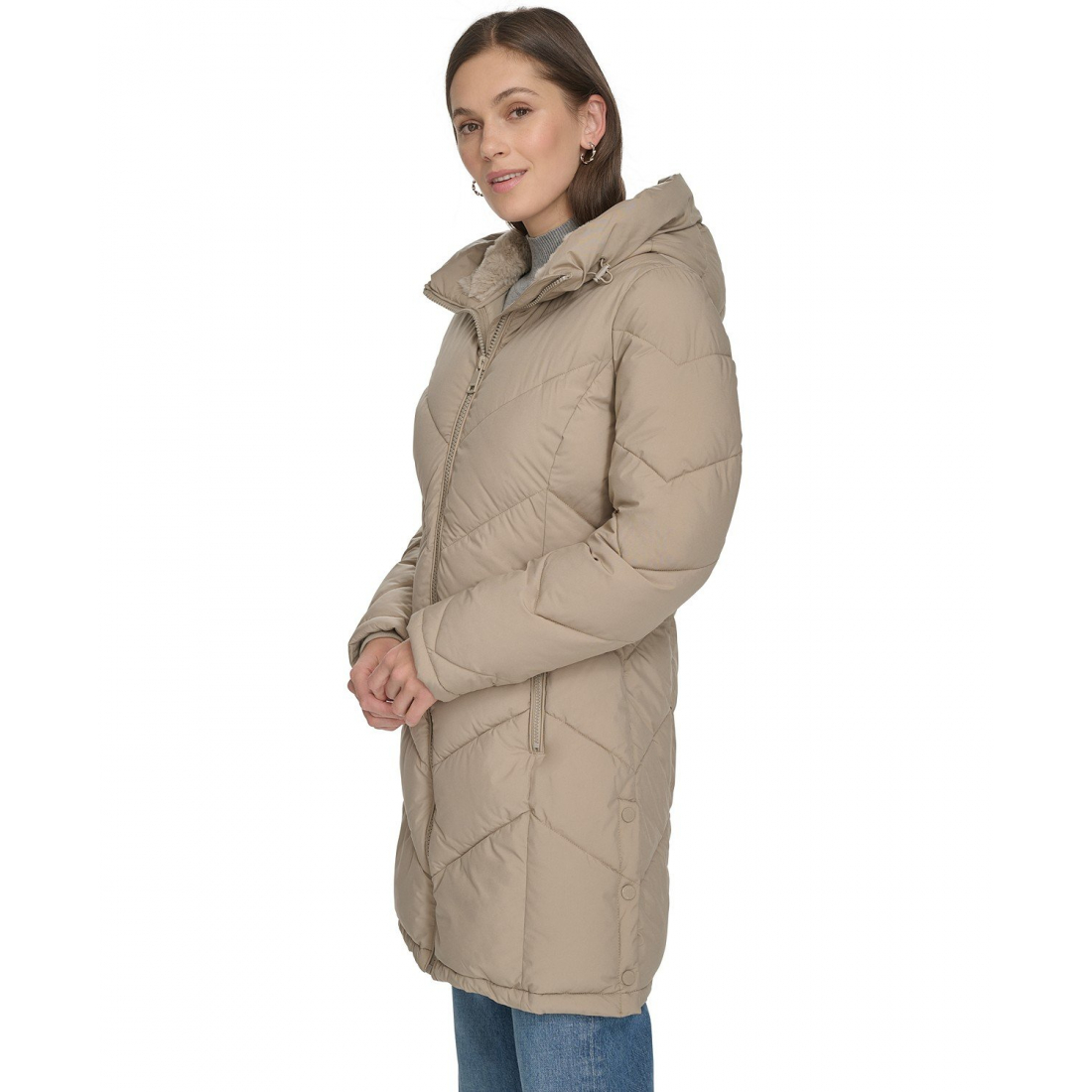 Manteau matelassé 'Hooded' pour Femmes