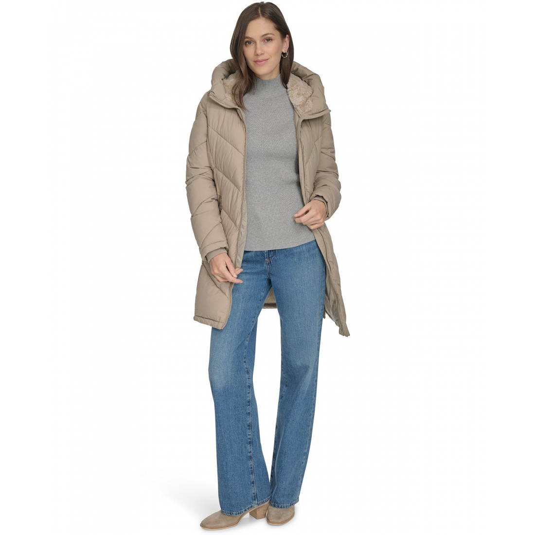 Manteau matelassé 'Hooded' pour Femmes