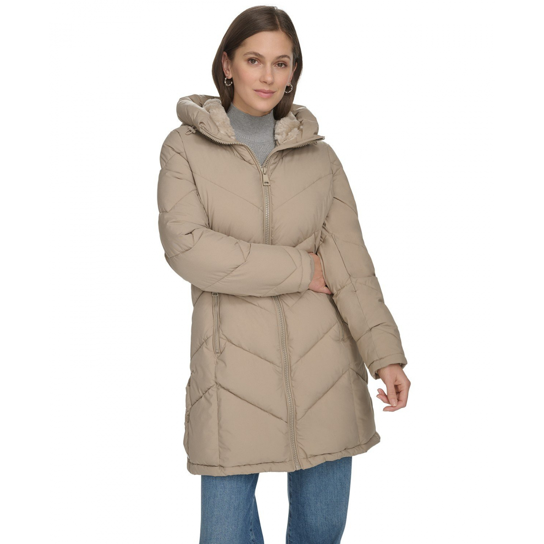 Manteau matelassé 'Hooded' pour Femmes