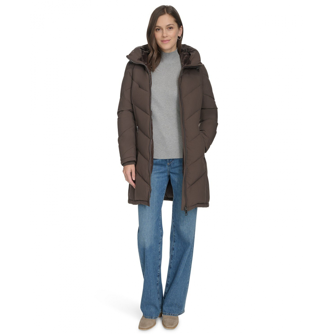 Manteau matelassé 'Hooded' pour Femmes