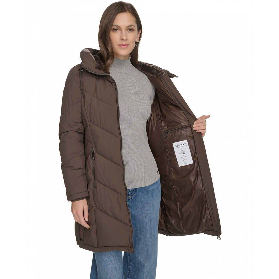 Manteau matelassé 'Hooded' pour Femmes