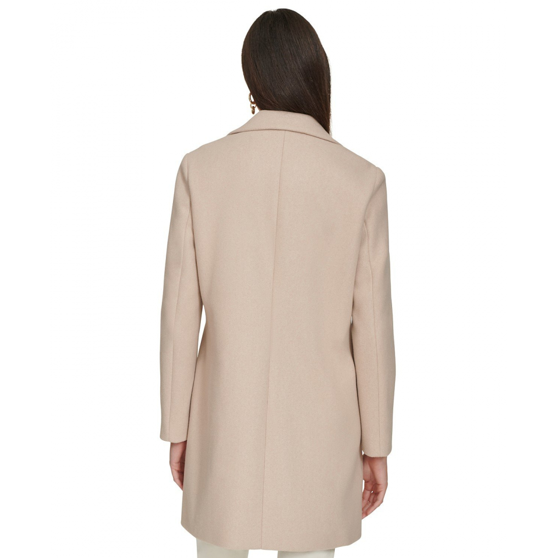 Manteau 'Single-Breasted Notched-Collar' pour Femmes