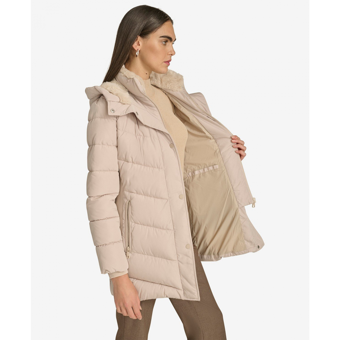 Manteau matelassé 'Hooded' pour Femmes