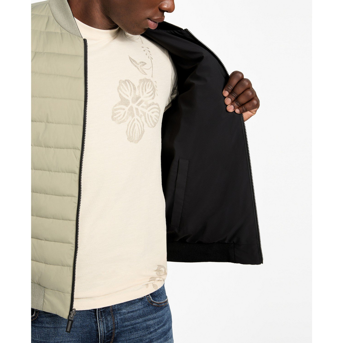 Blouson bomber 'Quilted Reversible' pour Hommes