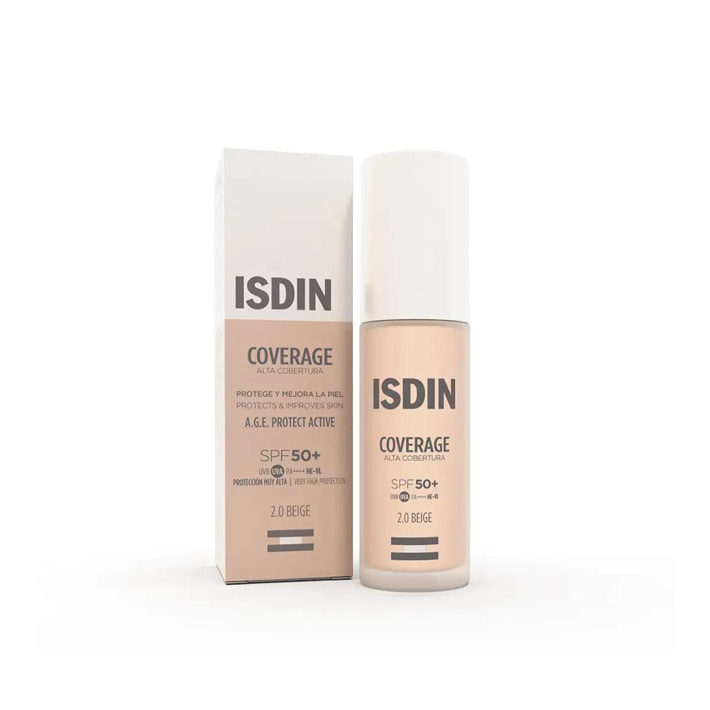 Fond de teint 'Coverage SPF50+' - 2.0 Beige 30 ml