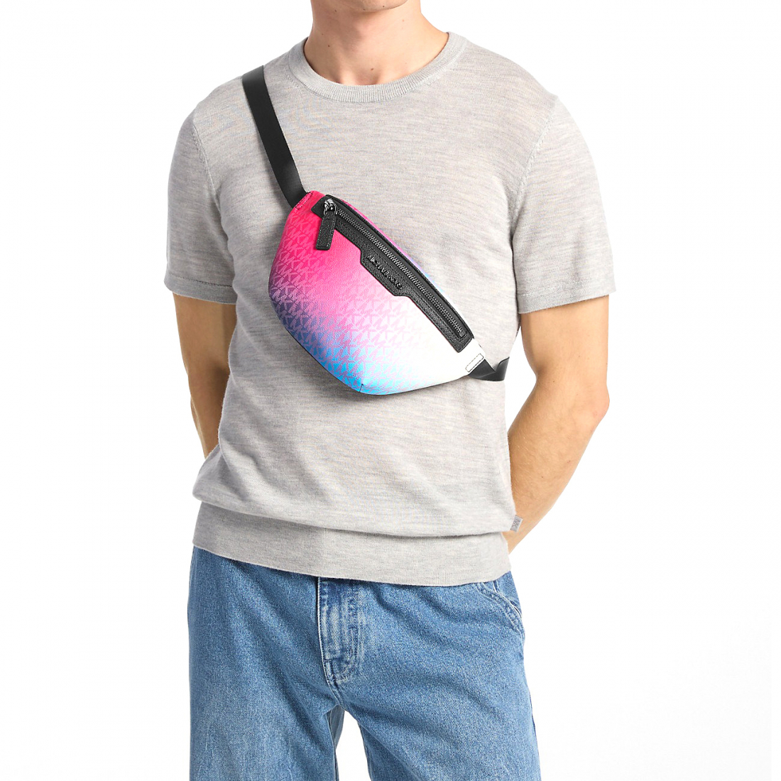 Men's 'Cooper Ombré Signature Logo' Sling Bag