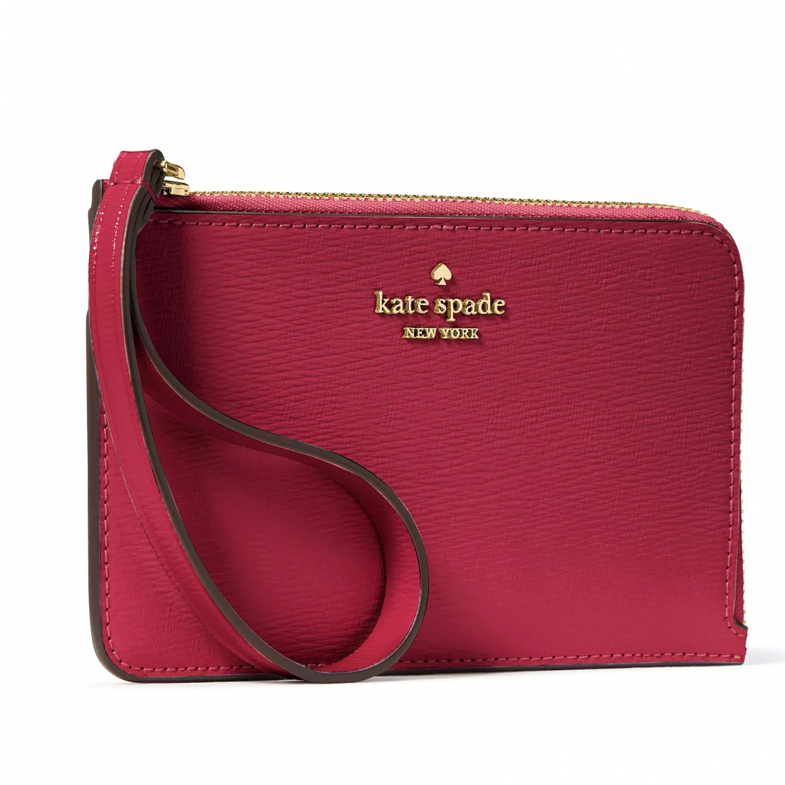 Women's 'Lucy Small Textured L-Zip' Card Holder