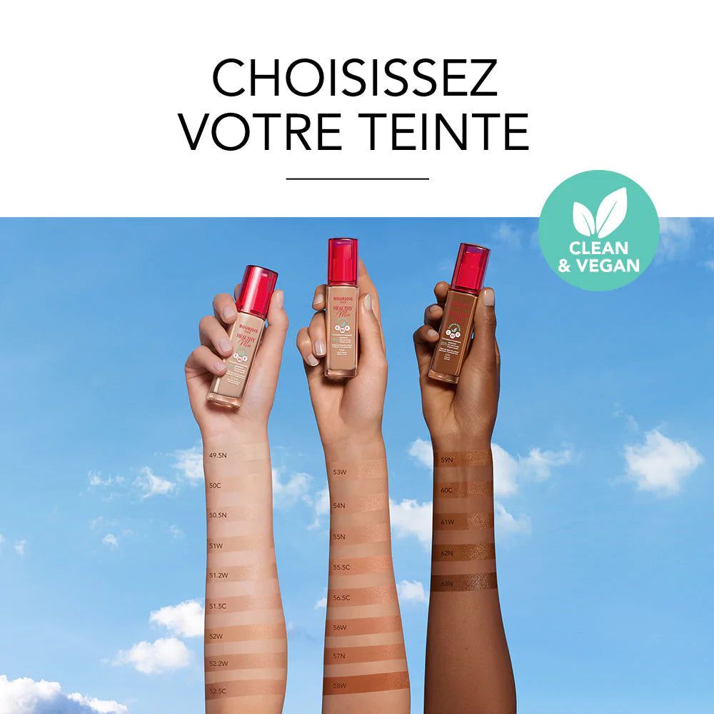 Fond de teint 'Healthy Mix Radiant' - 55.5C Miel 30 ml