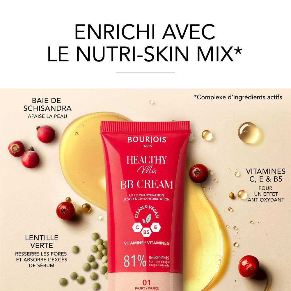 BB Crème 'Healthy Mix' - 01 Ivoire 30 ml