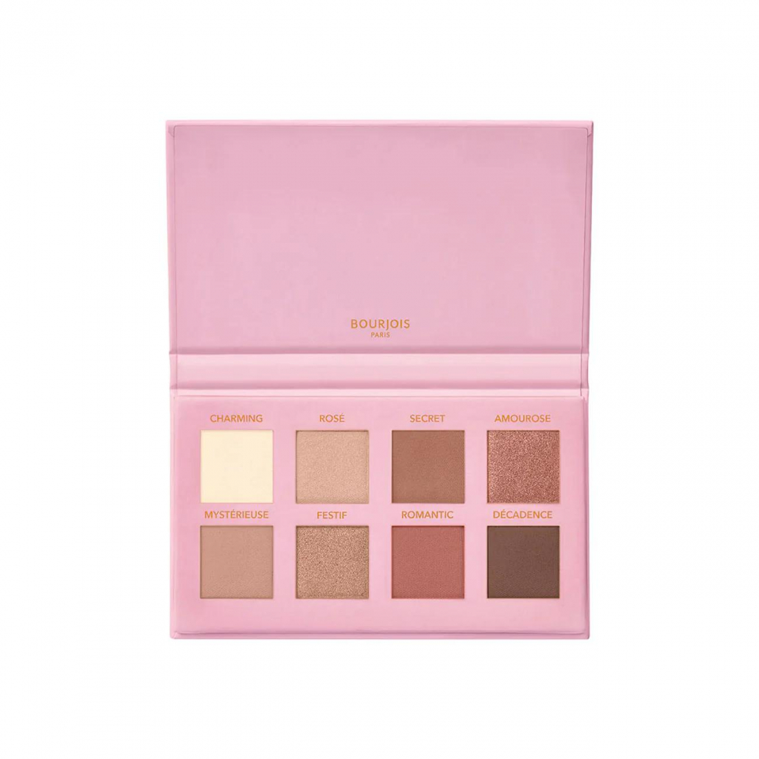 Palette de fards à paupières 'Volume Glamour Soirs de Paris' - 02 Rose Glamour