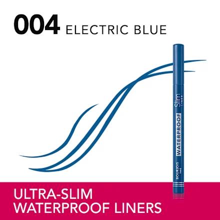 Eyeliner Waterproof  'Slim Liner' - 04 Blue Electric 1 g
