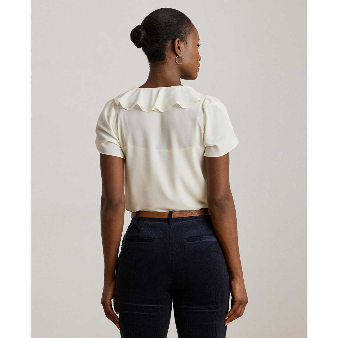 Women's 'Ruffle-Trim Georgette Blouse'