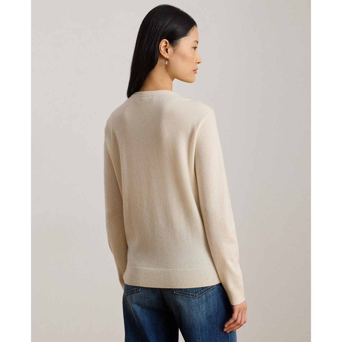 'Embroidered Cashmere Crewneck Sweater' pour Femmes