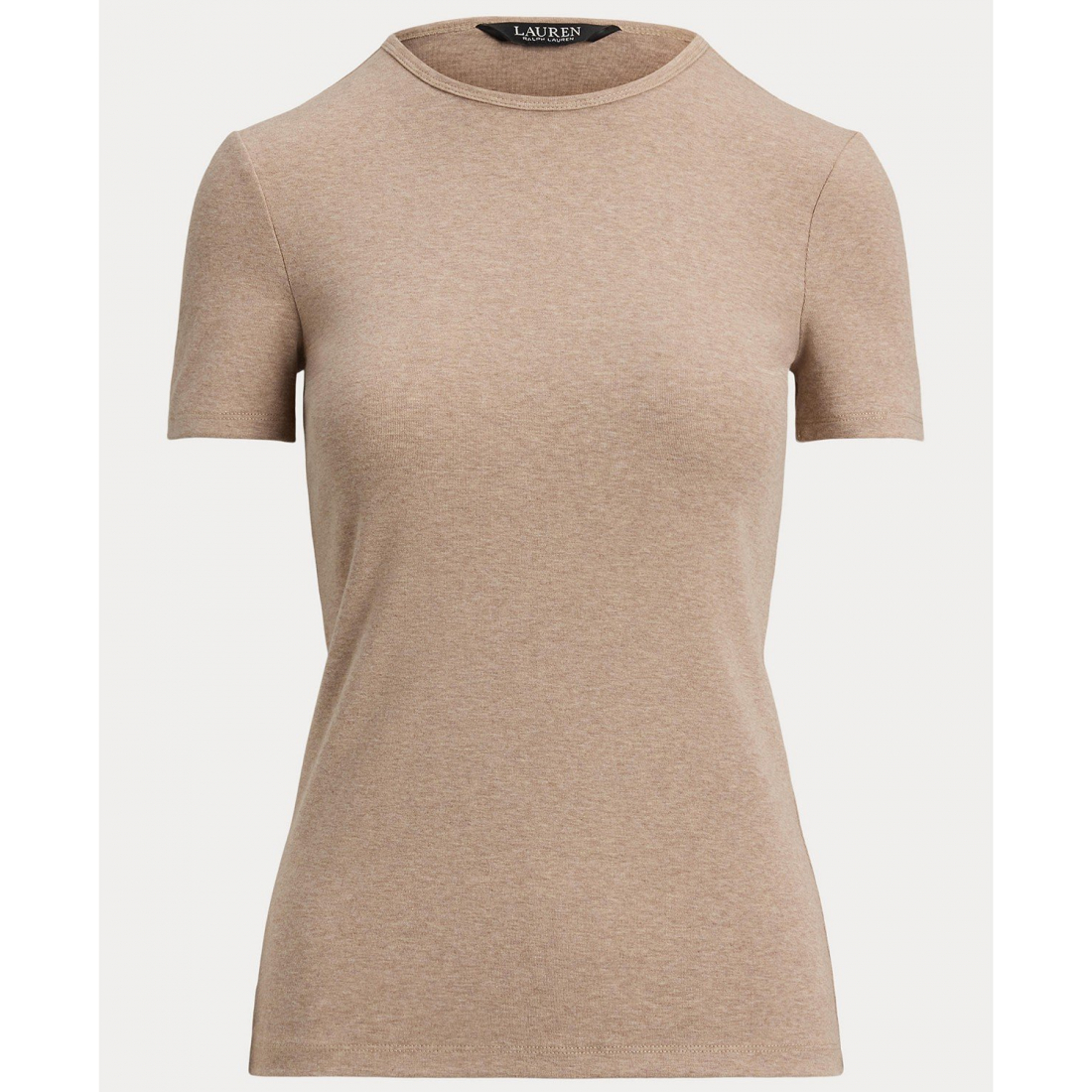 'Stretch Cotton Crewneck Tee' pour Femmes