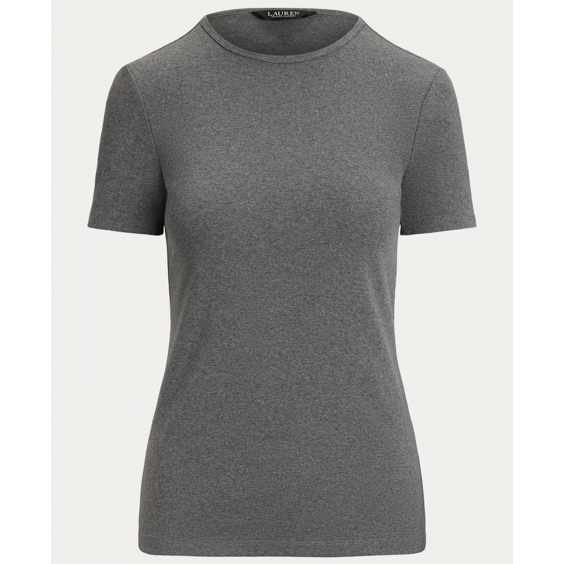'Stretch Cotton Crewneck Tee' pour Femmes