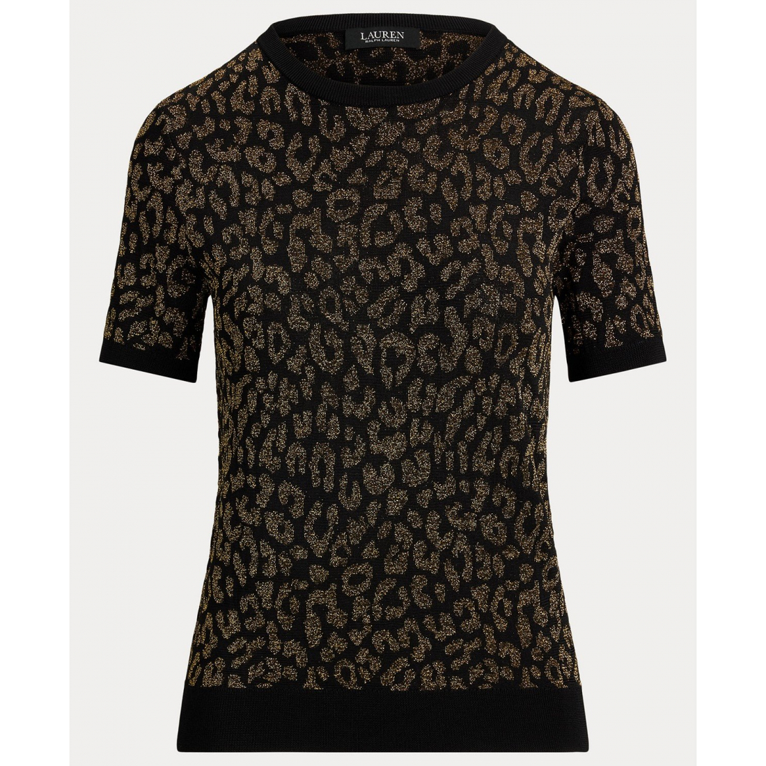 'Ocelot Short Sleeve Sweater' pour Femmes
