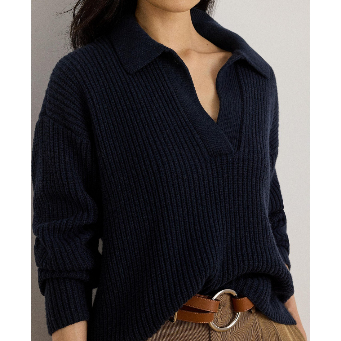 'Superb Plus-Cerray Long Sleeve Sweater' pour Femmes