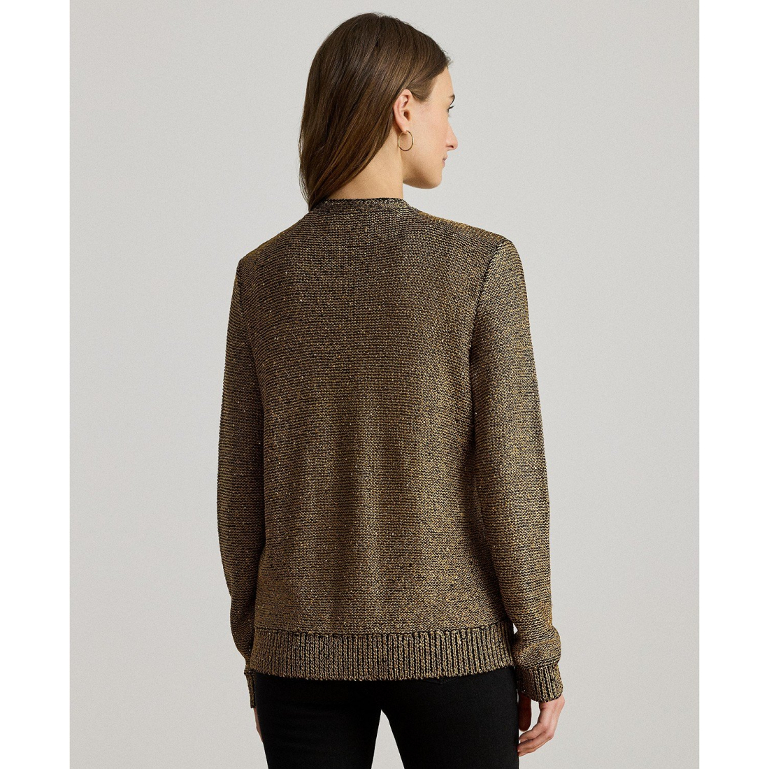 'Sequin Long Sleeve Cardigan' pour Femmes