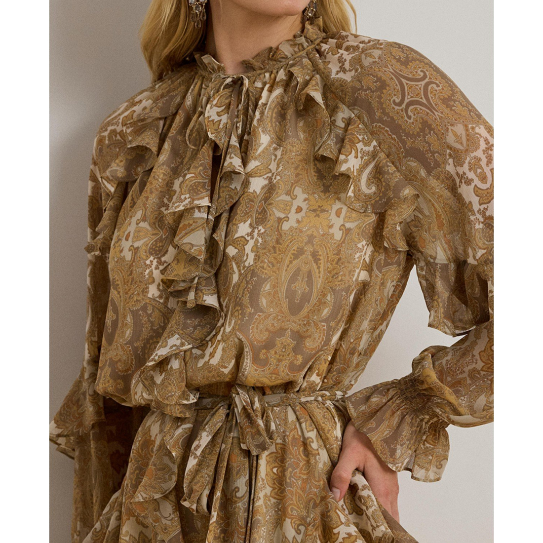 Women's 'Georgette Short Sleeve Dress'