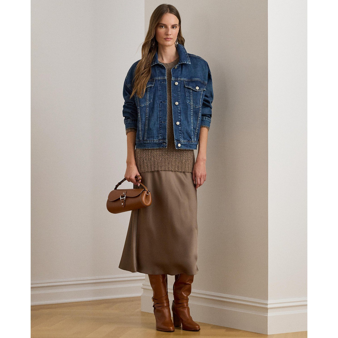 'Denim Trucker Jacket' pour Femmes