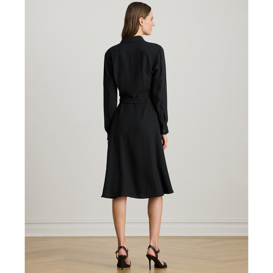 'Belted Shirt Dress' pour Femmes