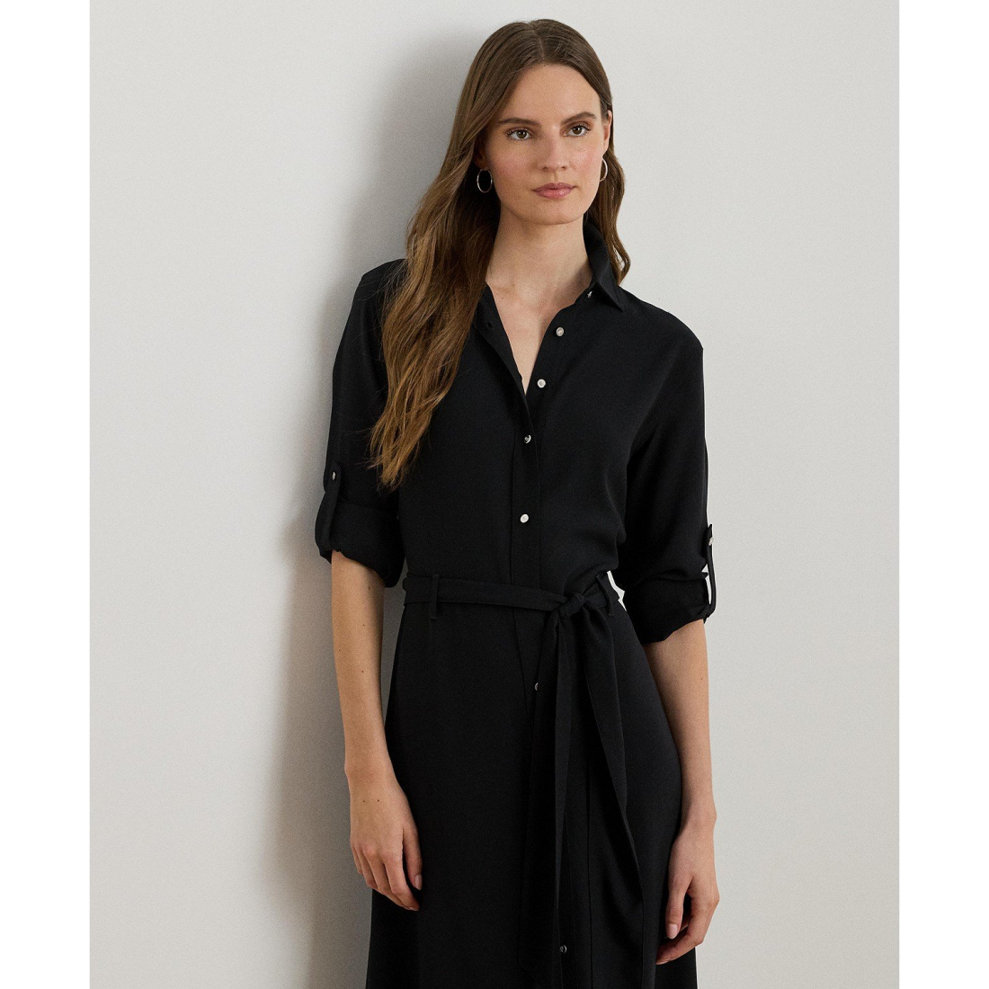 'Belted Shirt Dress' pour Femmes