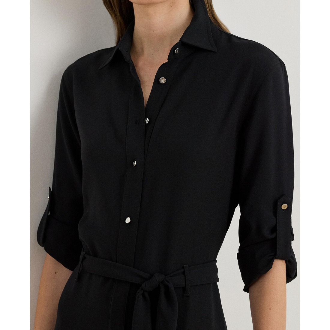 'Belted Shirt Dress' pour Femmes