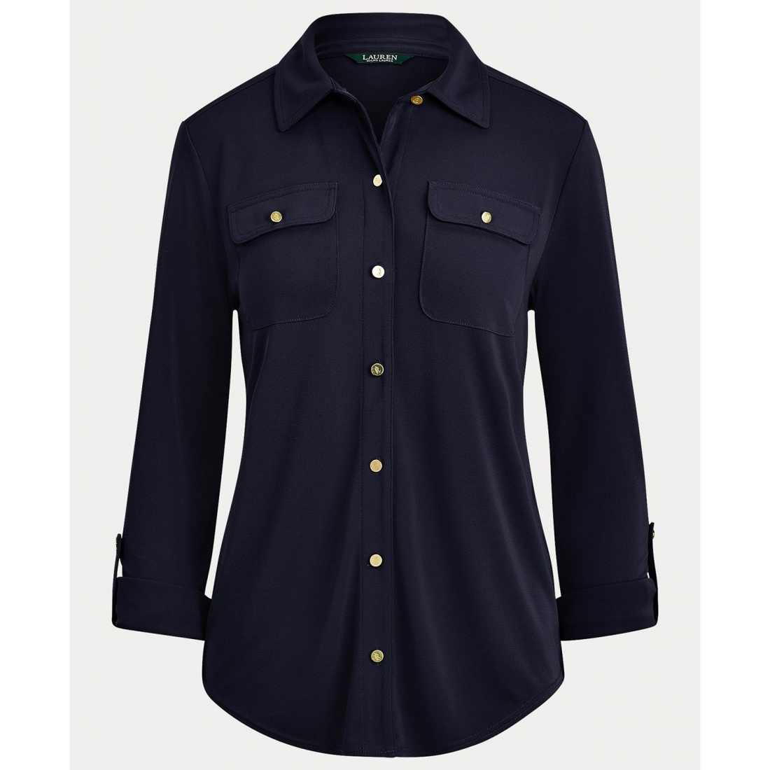 'Roll-Tab-Sleeve Cardigan' pour Femmes