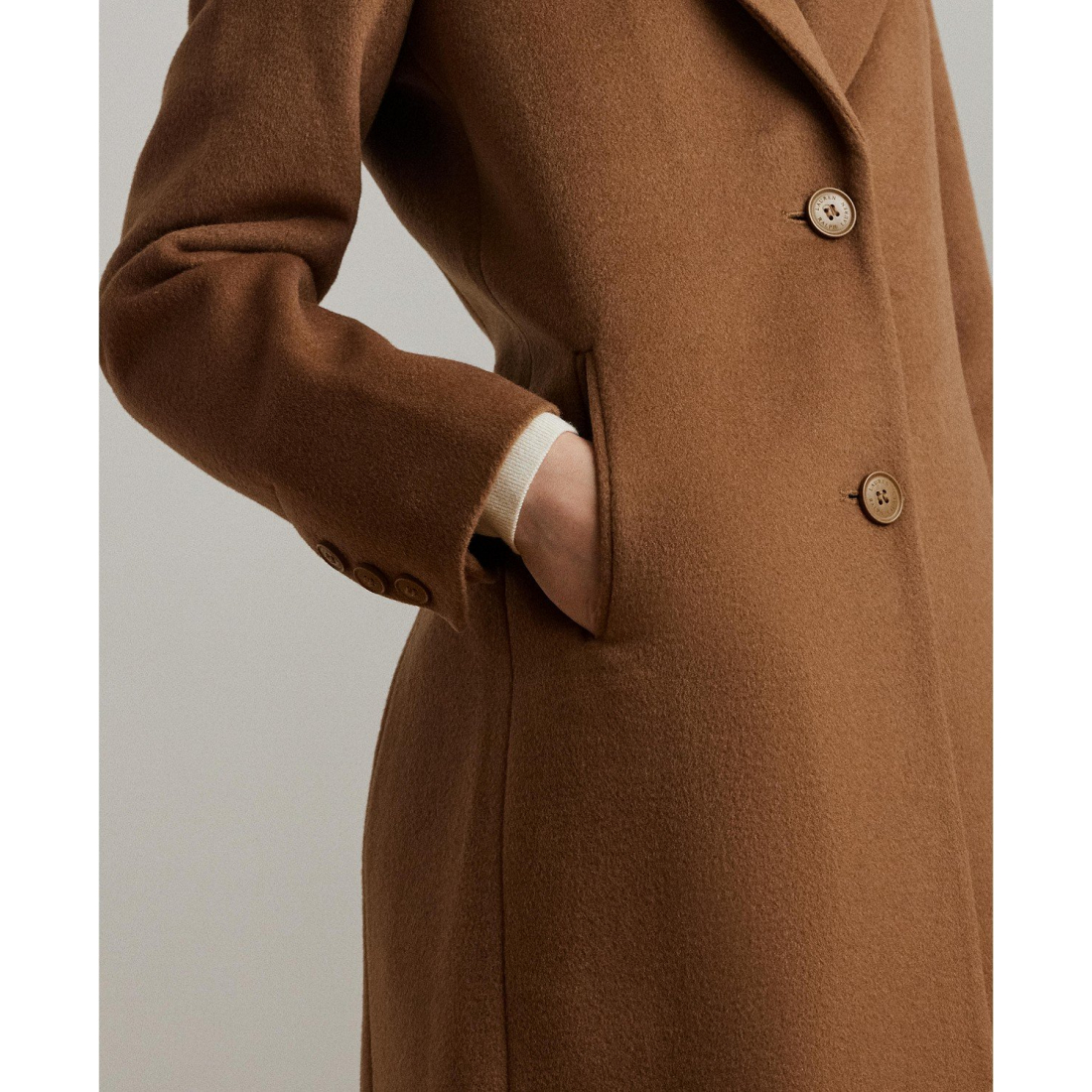 'Wool-Blend Walker Coat' pour Femmes