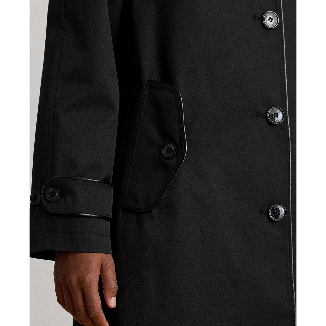 'Buttoned Maxi Trench Coat' pour Femmes