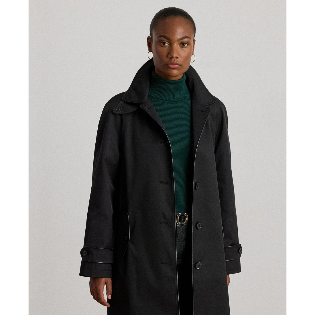 'Buttoned Maxi Trench Coat' pour Femmes