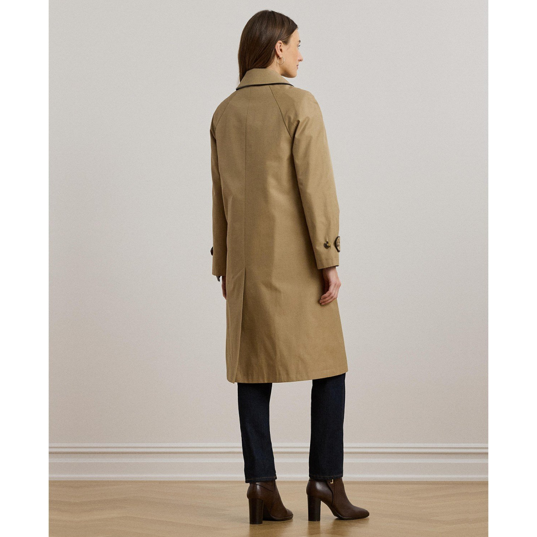 'Buttoned Maxi Trench Coat' pour Femmes