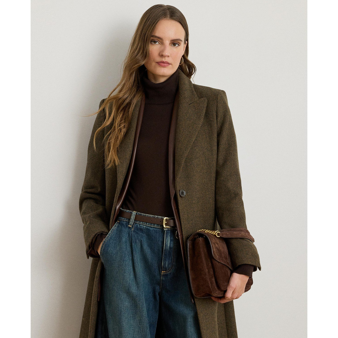 'Wool-Blend Walker Coat' pour Femmes