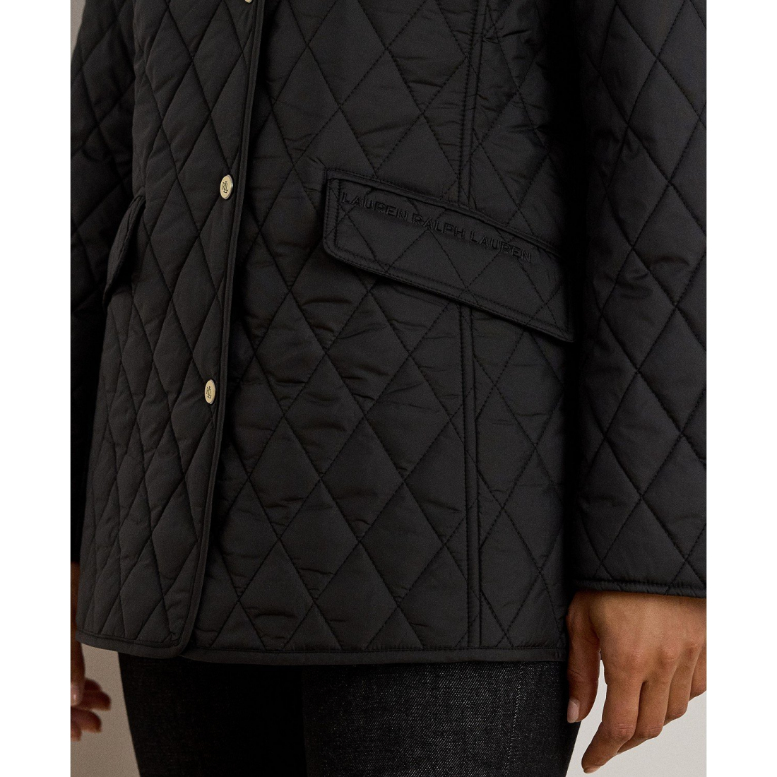 'Quilted Crest Jacket' pour Femmes