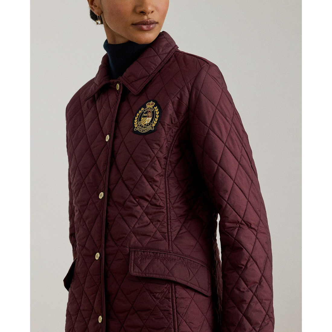 'Quilted Crest Jacket' pour Femmes
