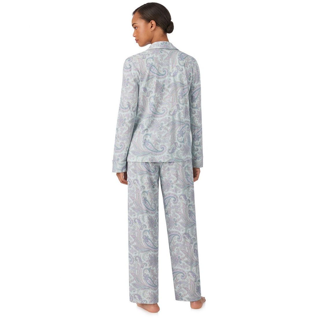 '2-Piece Paisley Print Pajama Set' pour Femmes