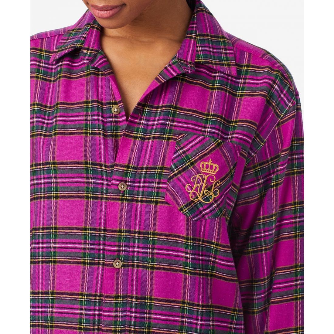 'Long Sleeves Sleepshirt' pour Femmes