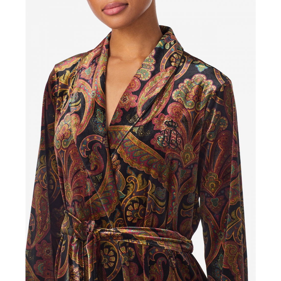 'Long Sleeves Shawl Collar Robe' pour Femmes
