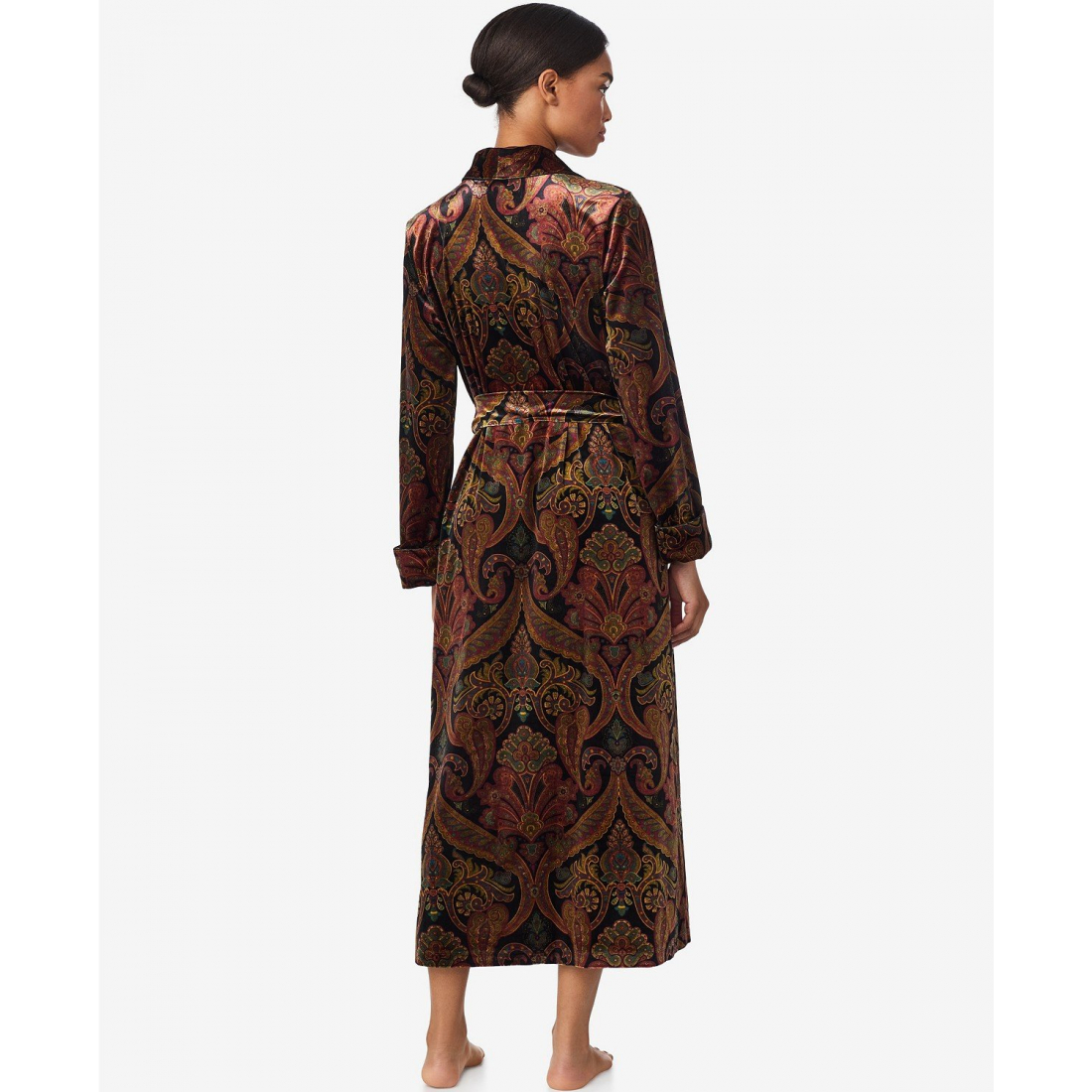 'Long Sleeves Shawl Collar Robe' pour Femmes