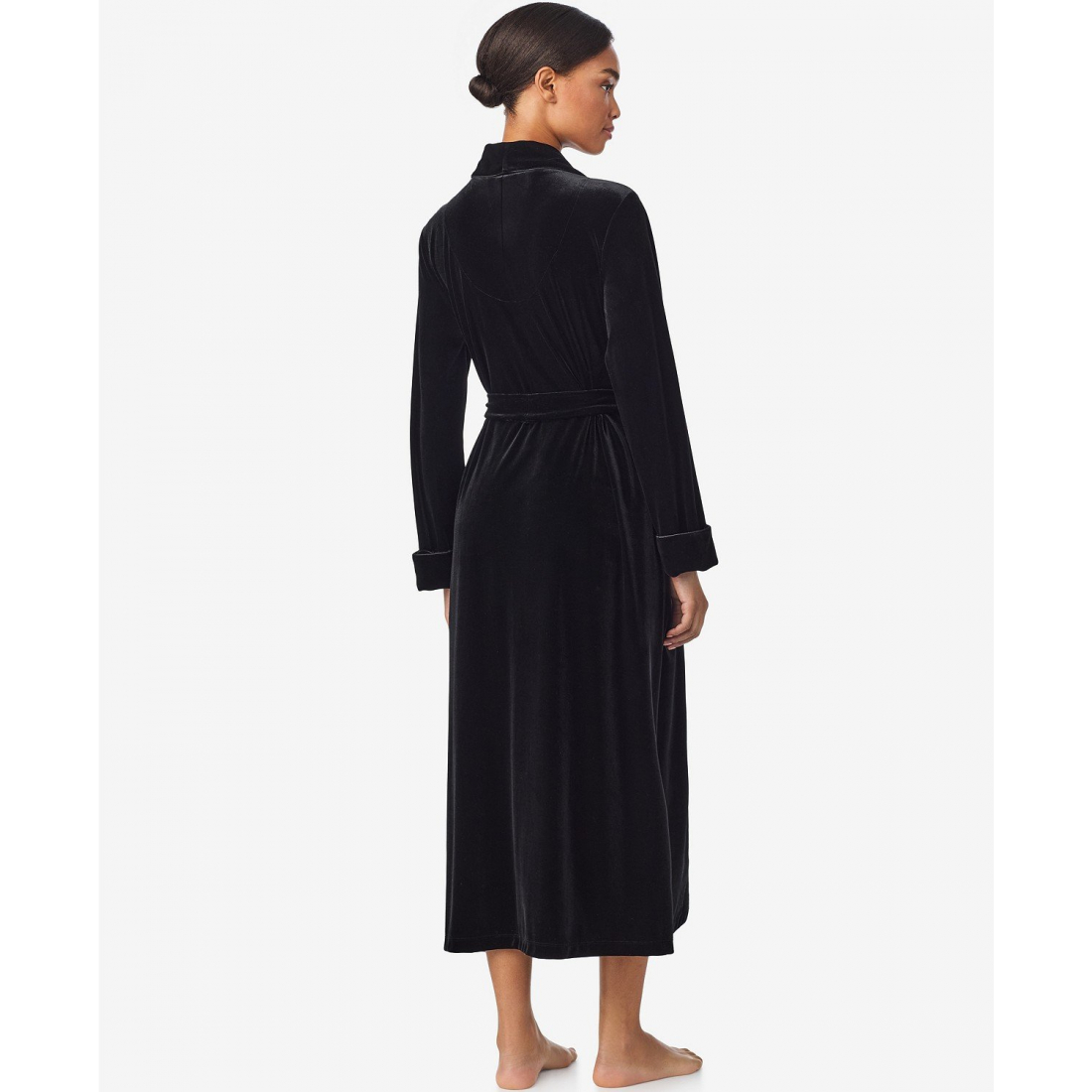 'Long Sleeves Shawl Collar Robe' pour Femmes