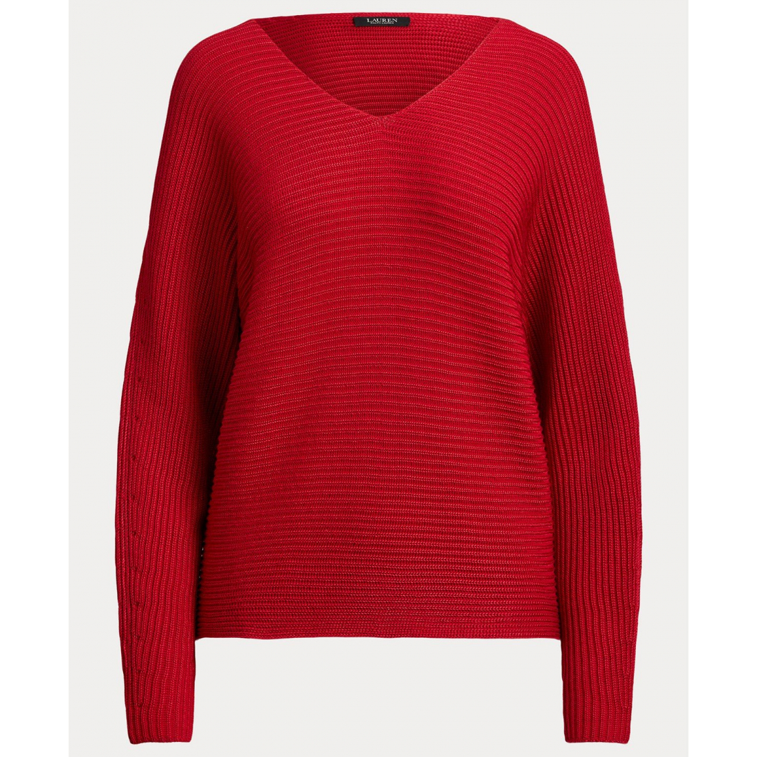 'Rib-Knit Dolman-Sleeve Sweater' pour Femmes