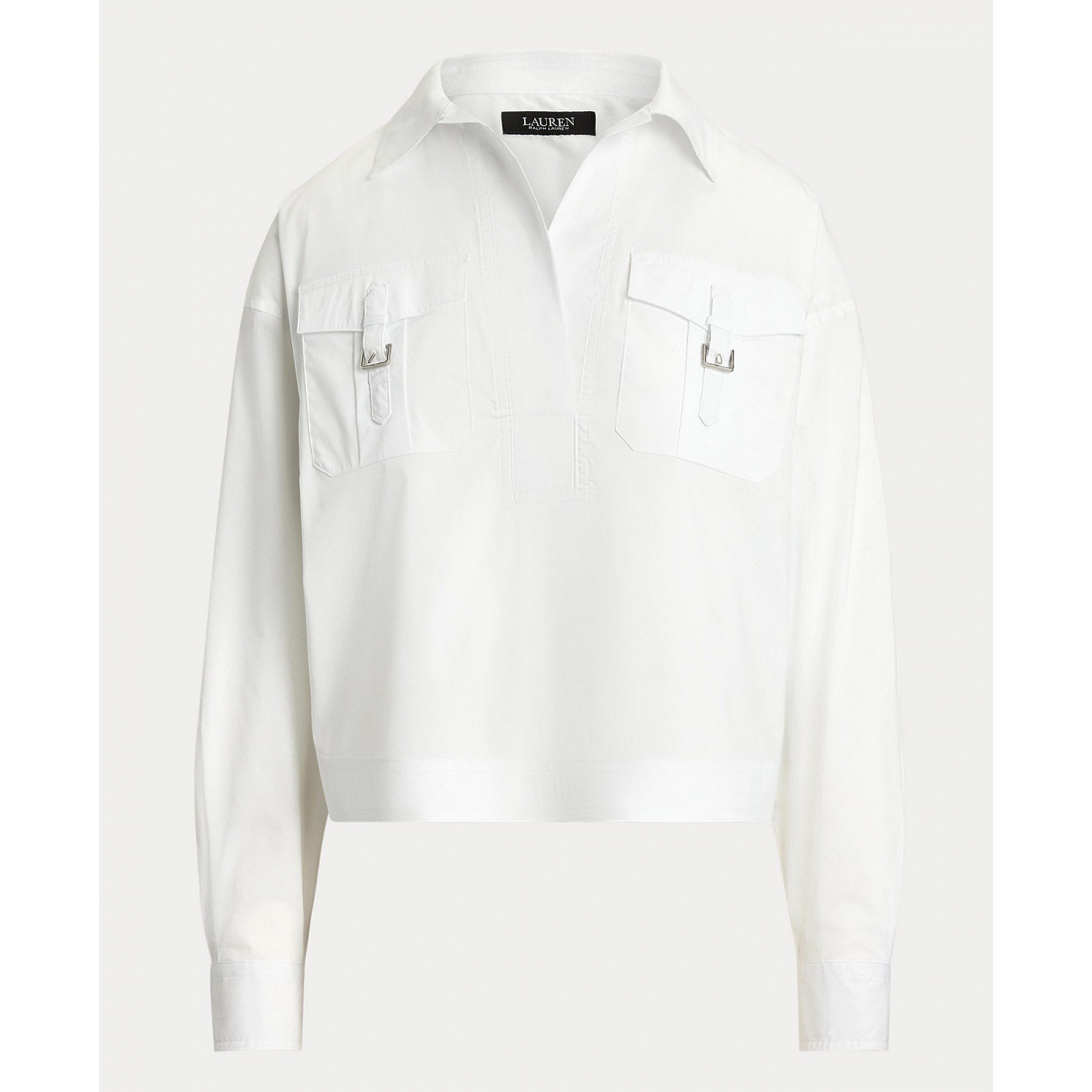 Women's 'Buckle-Trim Cotton-Blend Shirt'