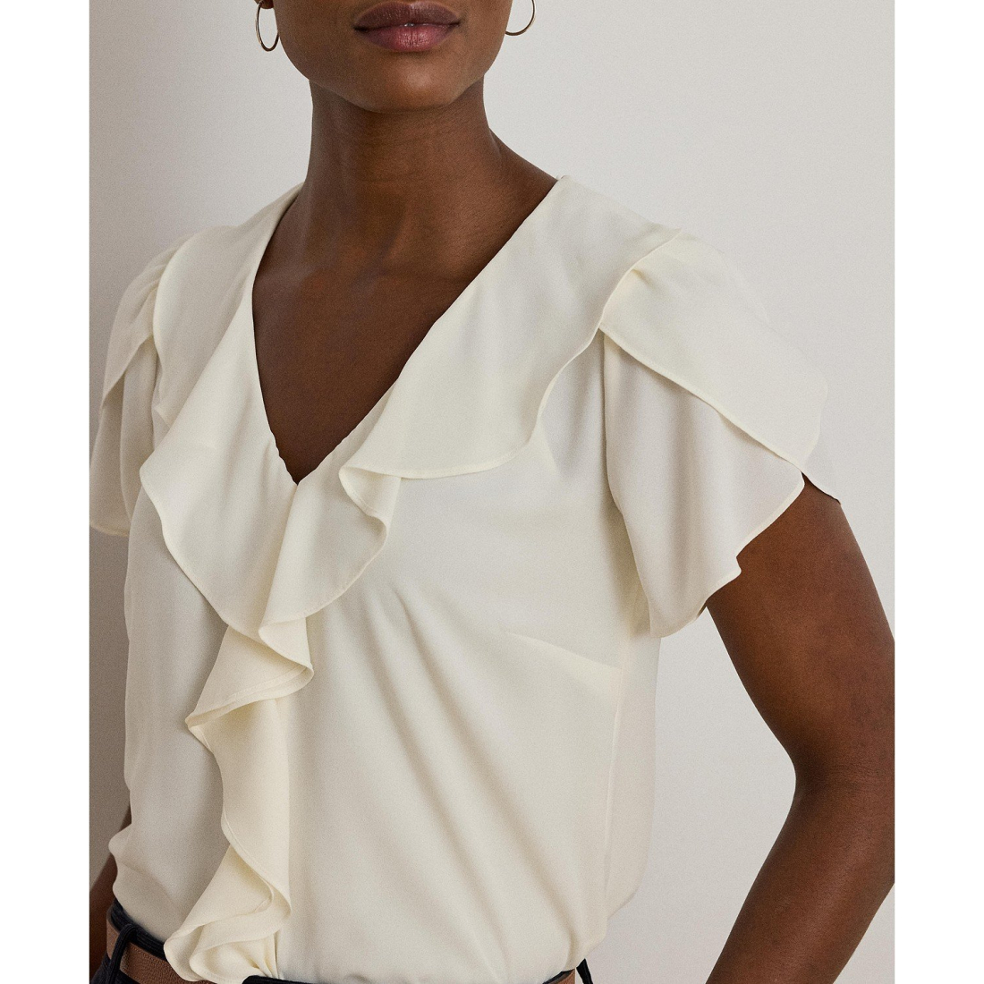 Women's 'Ruffle-Trim Georgette Blouse'