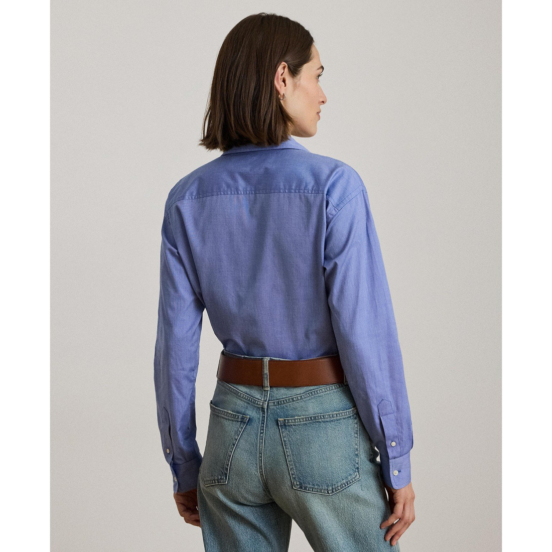 Women's 'Long Sleeve Relaxed Fit Cotton Shirt'