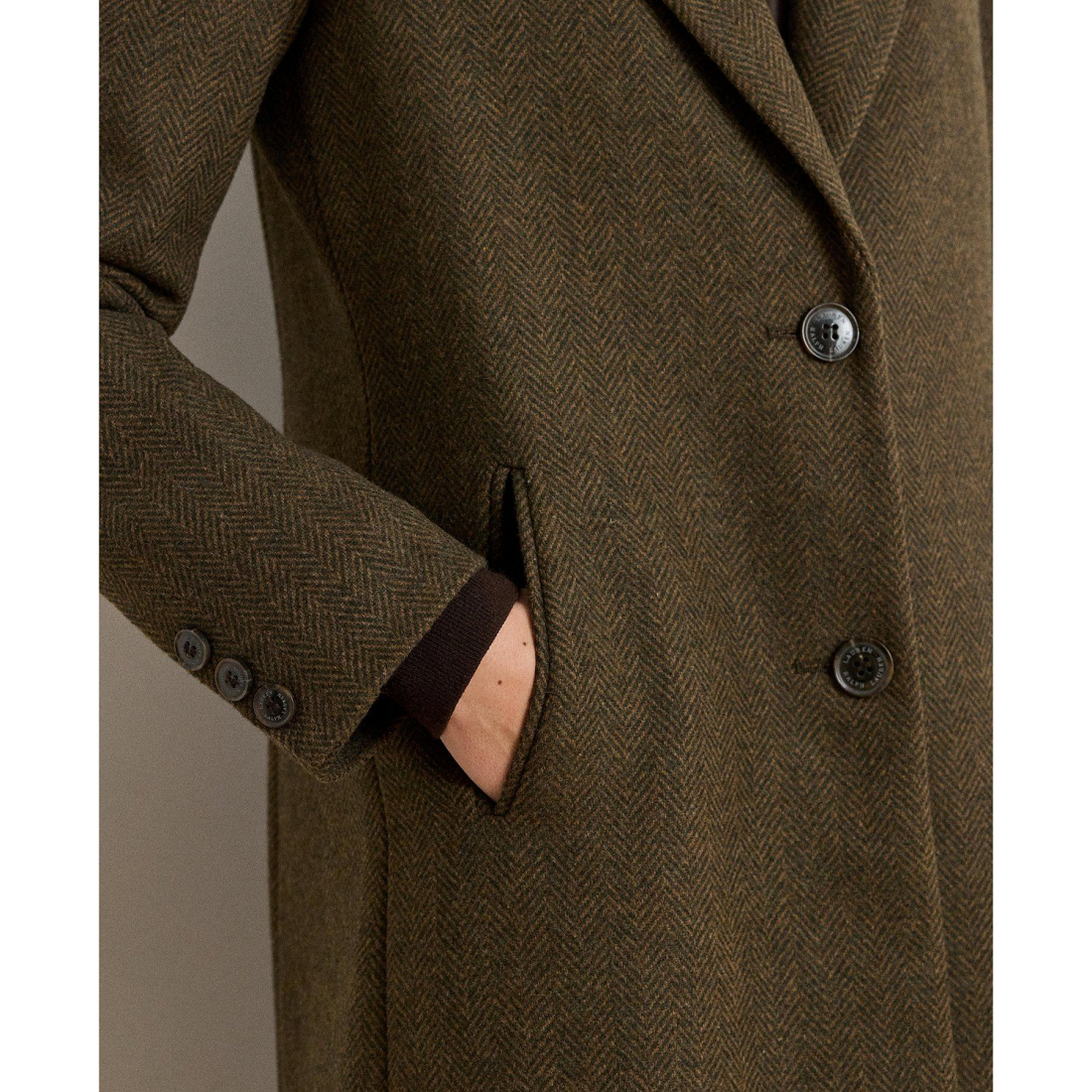 'Wool-Blend Walker Coat' pour Femmes